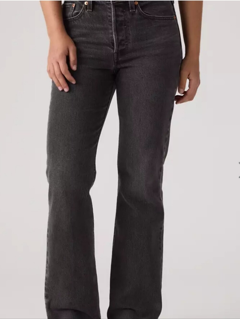 Levi's Wedgie Bootcut Jeans Black Size 31 - Picture 12 of 12